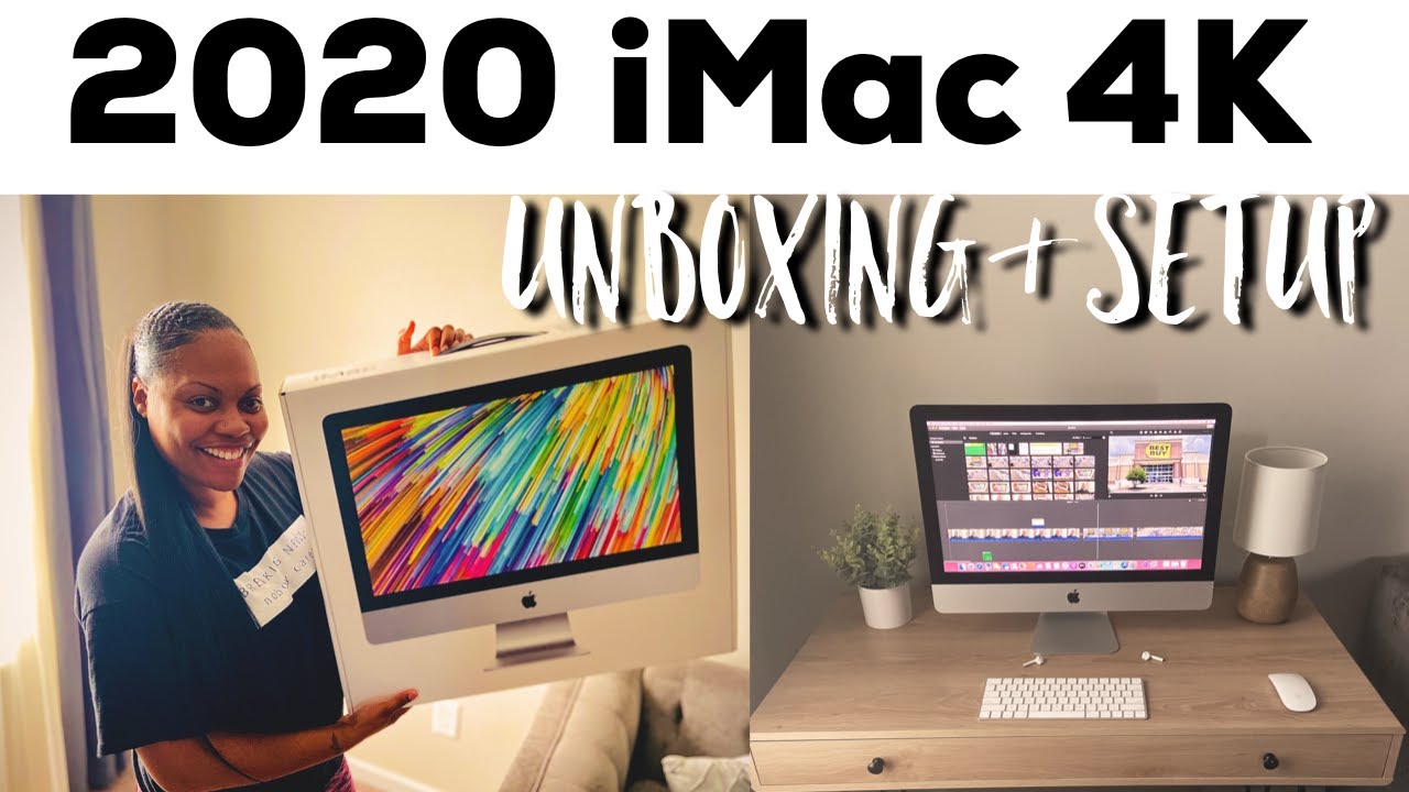 My new 2020 iMac 4K 21.5 inch| Unboxing & Setup| Unbelievably