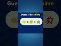 Guess the Anime from Emoji + Hint 💥 #quiz #shorts