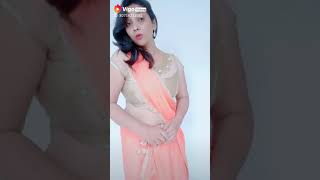 Vigo top views - Fat Aunty navel showing in saree - sexy Aunty big Stomach - bhabhi hot - navel holl