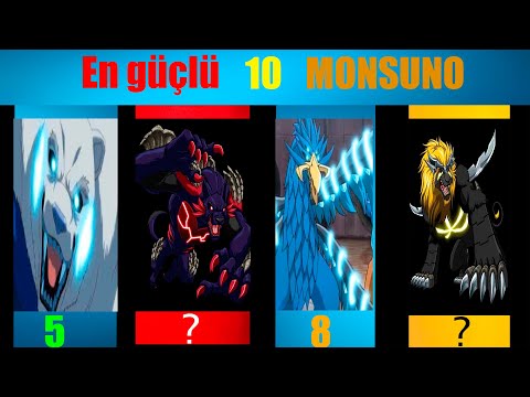 En güçlü 10 MONSUNO