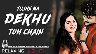 Tujhe Na Dekhu To Chain  Relaxing Lo Fi Version        90s Hindi Lofi 