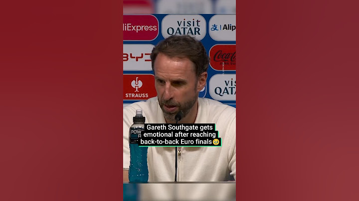 Gareth Southgate Gets Emotional After Reaching Back-To-Back Euro Finals 🥹