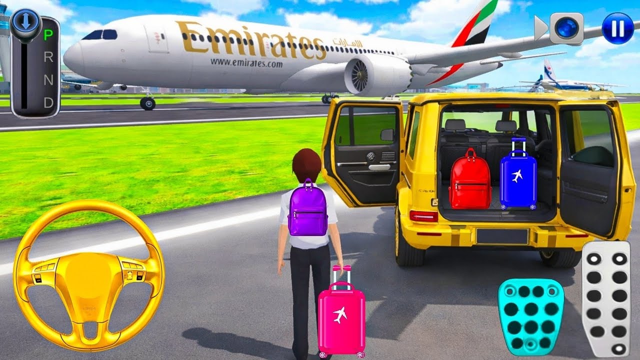 Airport Drop Off Challenge in Luxury SUV! 🚘✈️ | 3D Driving Class 2026 | Car Driving Games 