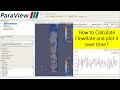 How to Calculate the FlowRate and Plot it Over Time in ParaView - #CFD #AsmaaHadane