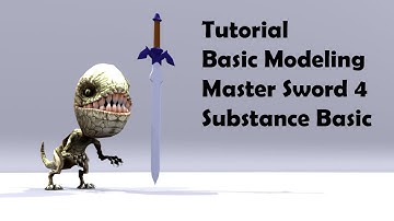 Tutorial - Basic Modeling - Master Sword 4 - Substance Basic