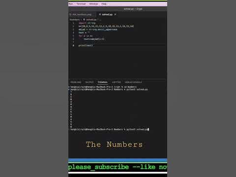 #picoctf The Numbers - YouTube