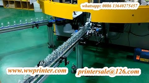 Glass Plastic Bottle Silk Screen Printer Machine CNC04