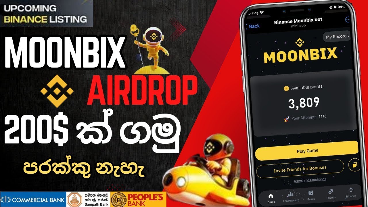 "How I Earned Over Rs. 30,000 from Binance Moonbix Airdrop! 🔥"