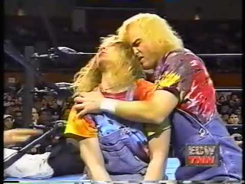 ECW Spike Dudley's Girlfriend vs Mike Awesome!!! (BLOODY Intergender Spot)!!