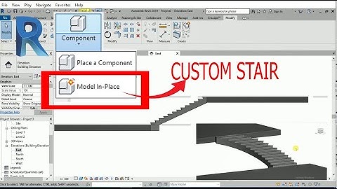 Creating Stair By Component in revit