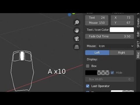How to add screencast keys on Blender 2.79