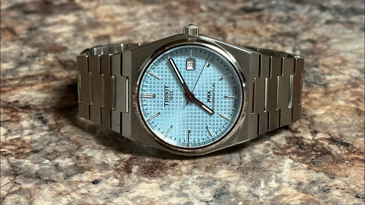 Hands-On With The Ultra-Cool Ice-Blue Tissot PRX Powermatic 80