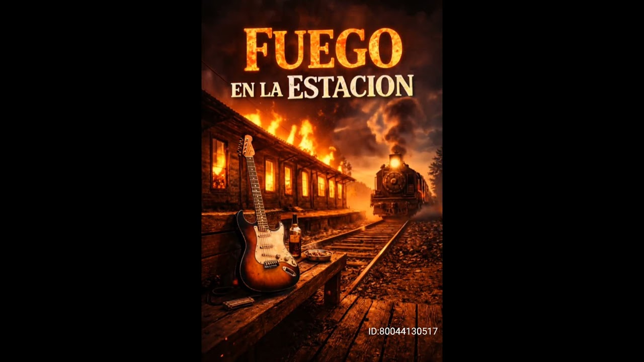 FUEGO EL LA ESTACIÓN.  EL ESPEJO DEL CAMINO.  ALTO VOLTAJE. BLUES 