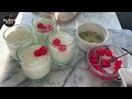 The Secret to Luxurious Desserts 😍 | Milk Pudding Recipe with Hibiscus and Cherry Sauce 🍒✨