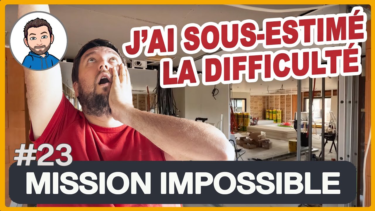2 semaines pour TOUT FINIR - Placo, électricité, plomberie...