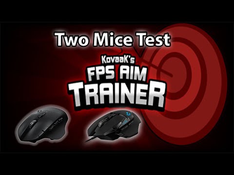 Kovaaks FPS trainer - Logitech G502 Hero vs Logitech G604 Lightspeed