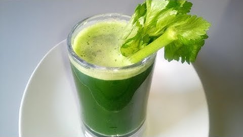 How to make Celery Juice with a blender