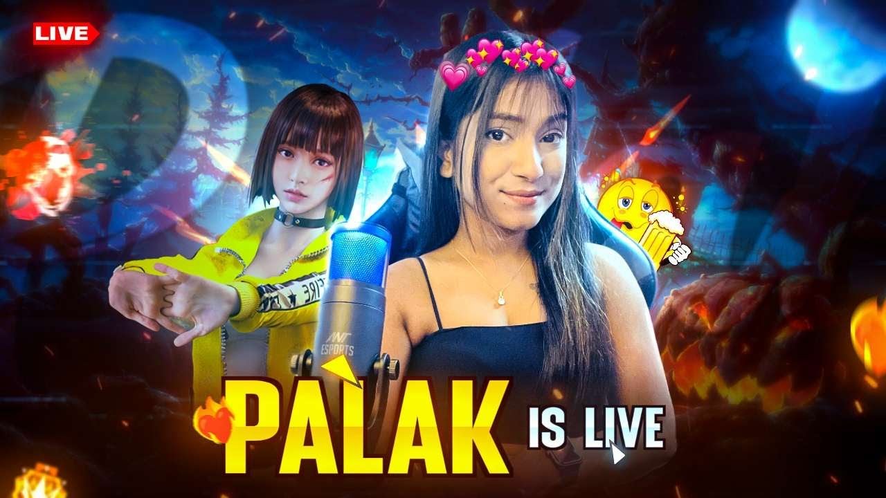 Free Fire is Live 💜 Guild Test & Fun Customs With Palak 💖