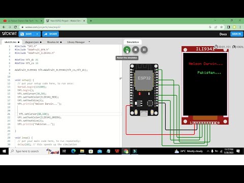 simulation of esp32