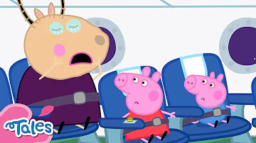 The Plane Journey With Madame Gazelle ✈️ Full Episode | Peppa Pig Tales