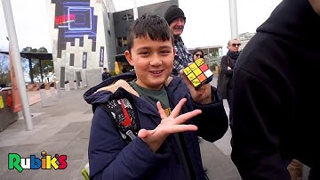 WCAs Rubiks Cube Mosaic of Chris Hemsworth