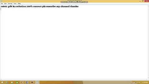 CS601 GDB Solution 2020
