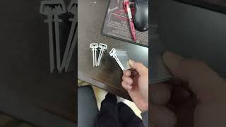 Newly developed aluminum geared continuous hinge for model 2025 Newly developed aluminum geared continuous hinge for model 2025