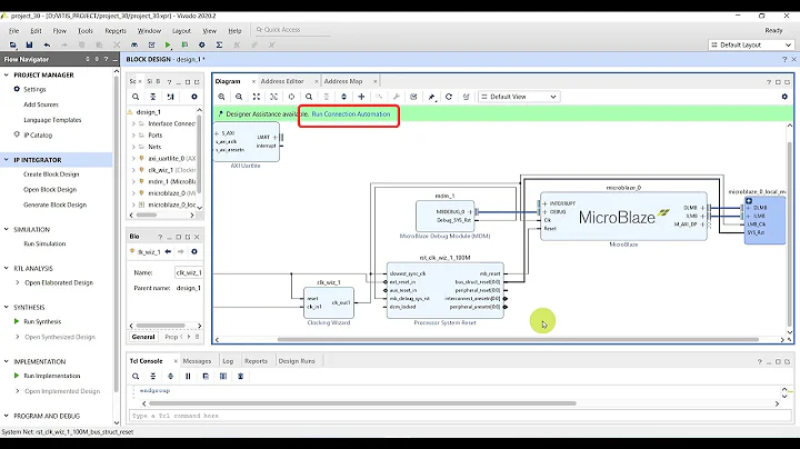 Creating First Design with Microblaze and Vitis P1