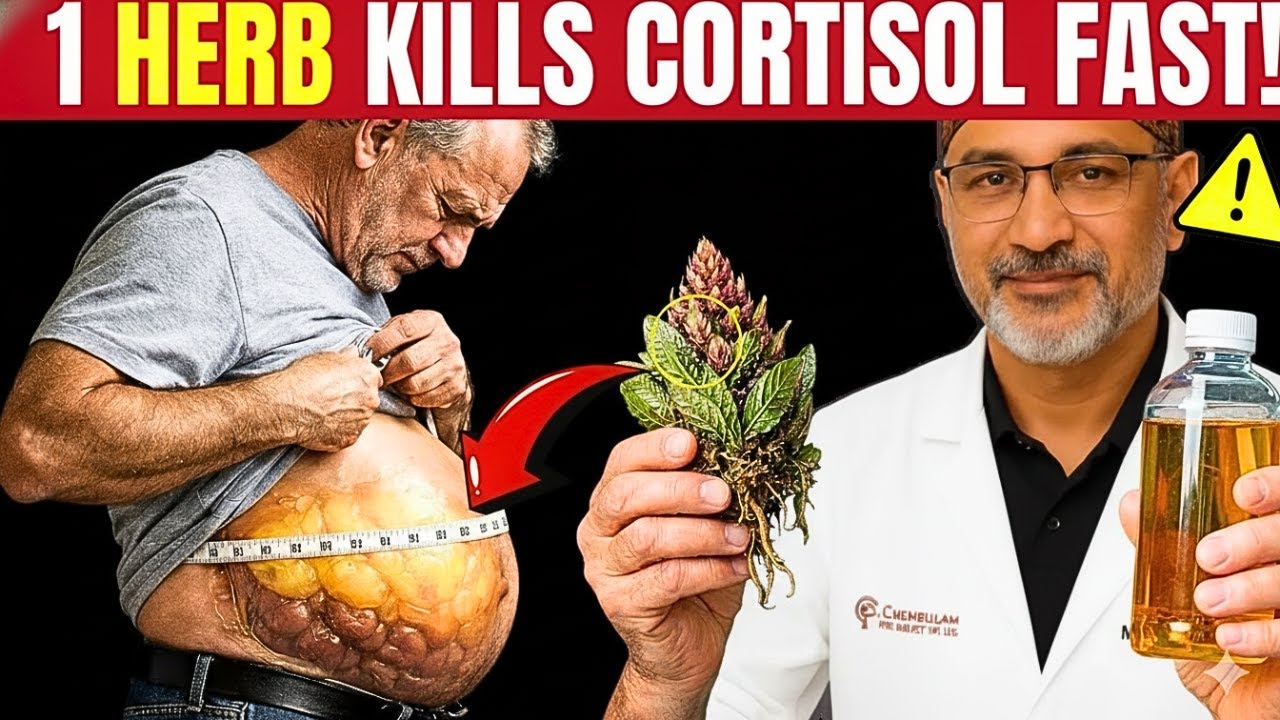 Over 70? ONLY 1 Herb That Lowers Cortisol, Melts Belly Fat & Fixes Your Sleep | Senior Health Tips