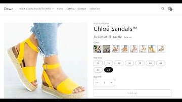 Shopify Dawn theme image swatches, shopify collection page image swatches, product page image