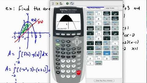 Calculus - Integrals - area between two curves (2/2) - (IB Math, GCSE, A level, AP)