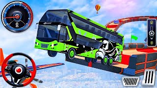 Impossible Bus Stunt Racing 2023 - Mega Ramp Driving Simulator 3D - Android GamePlay #2 screenshot 4