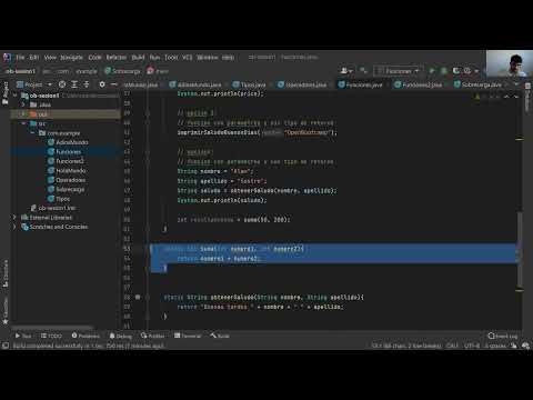 24 Sobrecarga de funciones - Curso Java - OpenBootcamp