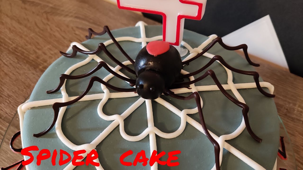 Torta con ragno,Spider cake🕷️