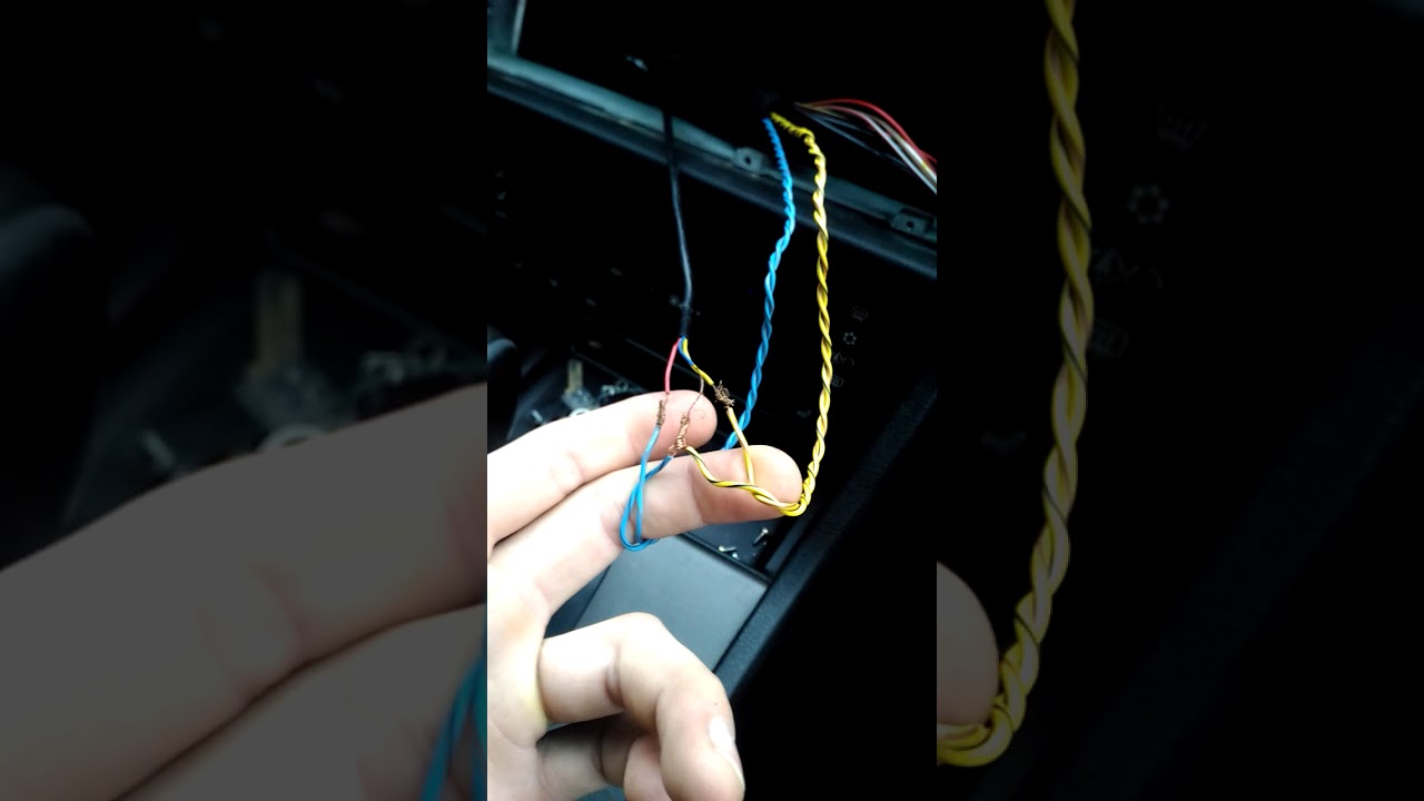 BMW E39 AUX wiring YouTube