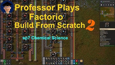 Factorio Build From Scratch Season 2 ep7 Chemical Science