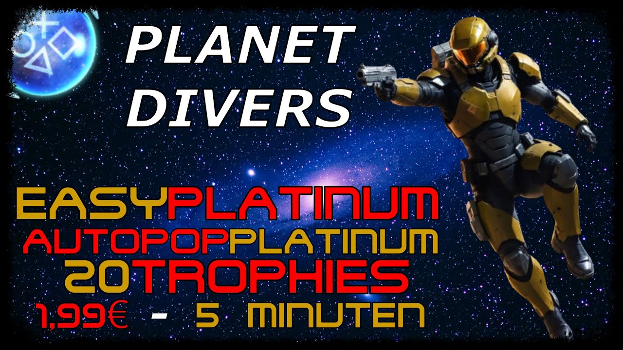 PLANET DIVERS | Super leichte & Spaßige Platin in 5 Minuten | Trophäen & Achievement Guide