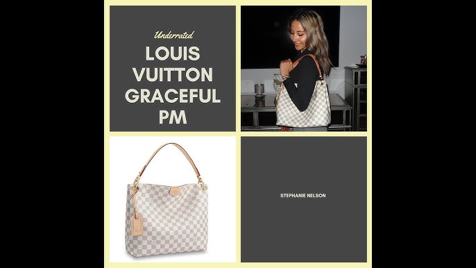 LOUIS VUITTON GRACEFUL MM with The Samorga bag organizer/What Fits 