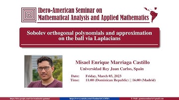 Sobolev orthogonal polynomials and approximation on the ball via Laplacians, Misael Marriaga