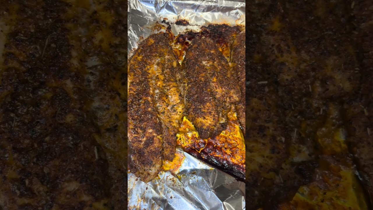 Blackened Catfish & Dirty Rice, w/ a Creamy Crawfish Sauce 🤤🤤🔥🔥🔥