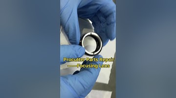 Fiber cutting head—installation of focus lens instructions