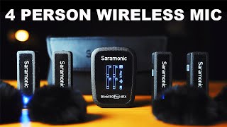 4 Person Wireless MIC For Podcasts & Interviews | Saramonic Blink500 Pro B8