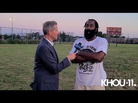 Full interview: James Harden in Houston for JH-Town Weekend talks about relationship with 76ers