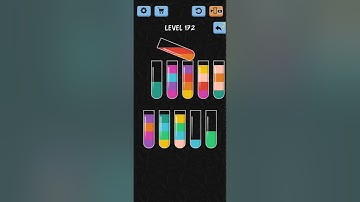 Water Color Sort Level 172 Walkthrough Solution iOS/Android