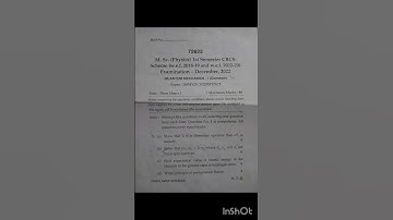 #Mdu qus paper # Msc physics 1st sem( CBCs-2018-2019)Quantum mechanics -1 (Common)Dec 2022