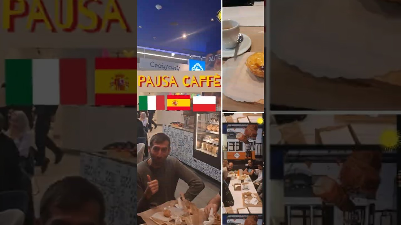 ITALIAN-SPANISH-POLISH pausa caffè