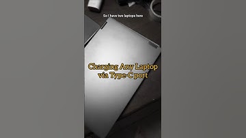 Uw laptop opladen via een Type C-poort #laptop #laptops #laptopcharger