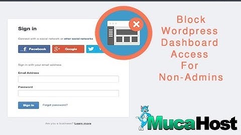 How to Block Wordpress Dashboard Access for Non Admins