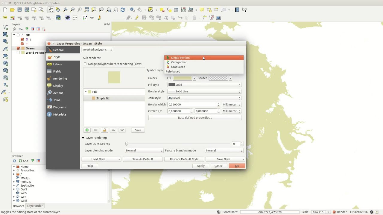Inverted filling of polygon in QGIS - Geographic Information Systems Stack  Exchange