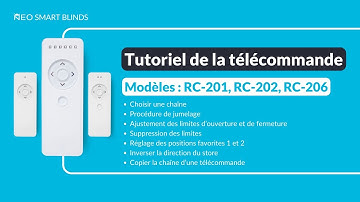 Télécommandes RC-201, RC-202 et RC-206 - Un tutoriel étape par étape | Neo Smart Blinds